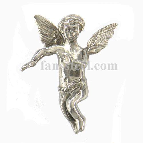 FSP14W78 Guardian Angel Wings Cupid Pendant - Click Image to Close